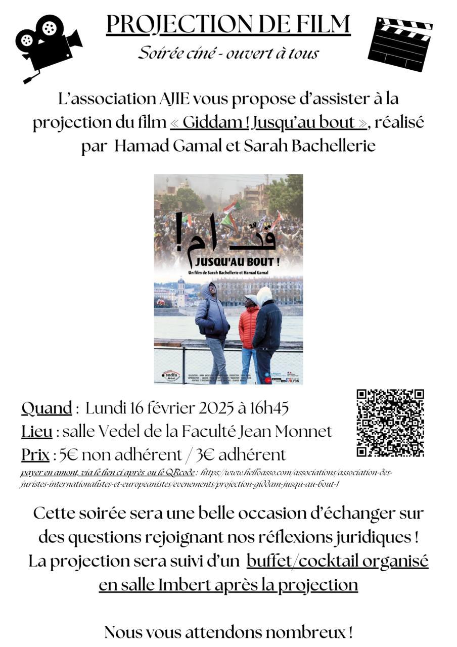 Projection avec la Faculté Jean Monet - 16 Février