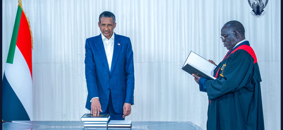 Membres du gouvernement Ta’sis à Nyala, Darfour - Août 2025 