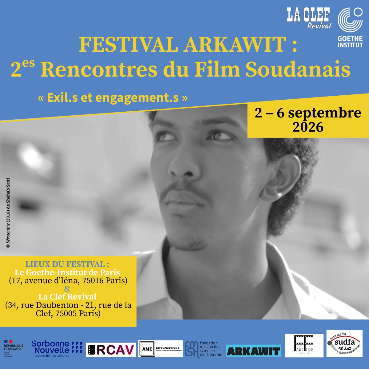 FESTIVAL ARKAWIT : 2es Rencontres du Film Soudanais  « Exil.s et engagement.s »