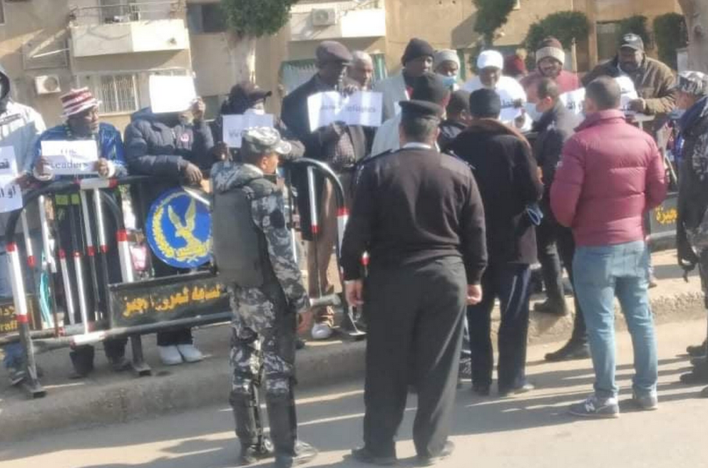 manifestation unhcr egypte